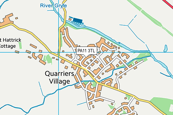 PA11 3TL map - OS VectorMap District (Ordnance Survey) PA11 3TL map - OS VectorMap District (Ordnance Survey)