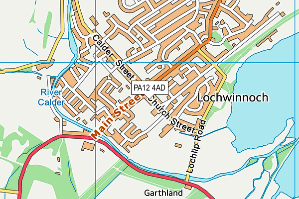 PA12 4AD map - OS VectorMap District (Ordnance Survey) PA12 4AD map - OS VectorMap District (Ordnance Survey)