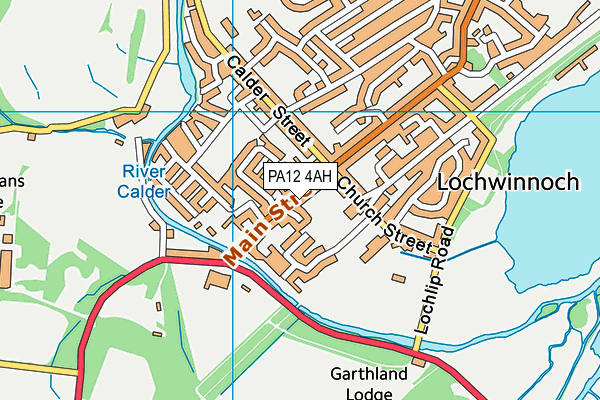 PA12 4AH map - OS VectorMap District (Ordnance Survey) PA12 4AH map - OS VectorMap District (Ordnance Survey)