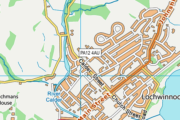 PA12 4AU map - OS VectorMap District (Ordnance Survey) PA12 4AU map - OS VectorMap District (Ordnance Survey)