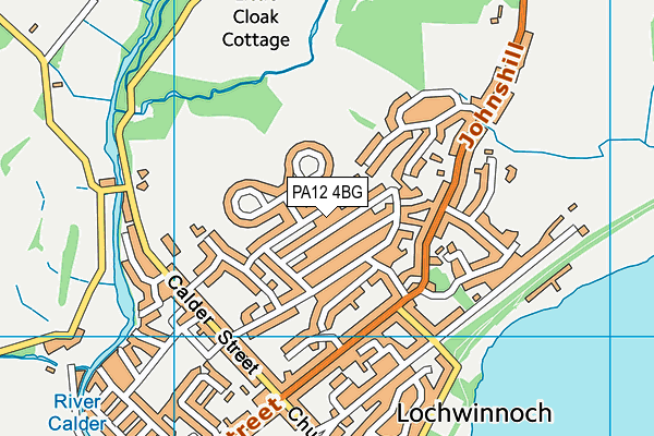 PA12 4BG map - OS VectorMap District (Ordnance Survey) PA12 4BG map - OS VectorMap District (Ordnance Survey)