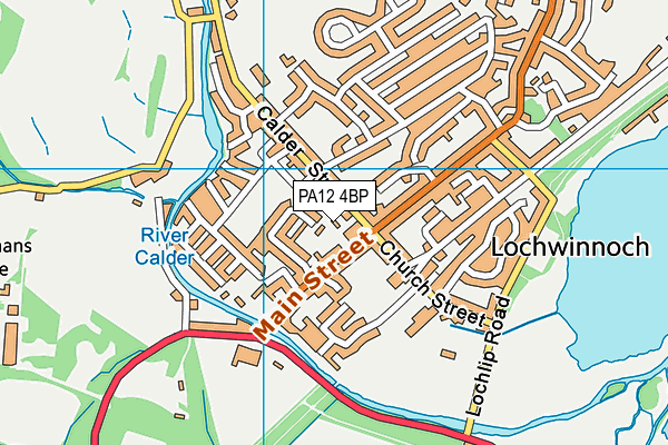 PA12 4BP map - OS VectorMap District (Ordnance Survey) PA12 4BP map - OS VectorMap District (Ordnance Survey)