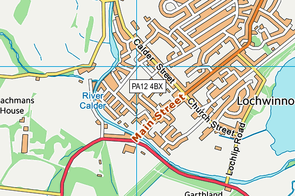 PA12 4BX map - OS VectorMap District (Ordnance Survey) PA12 4BX map - OS VectorMap District (Ordnance Survey)