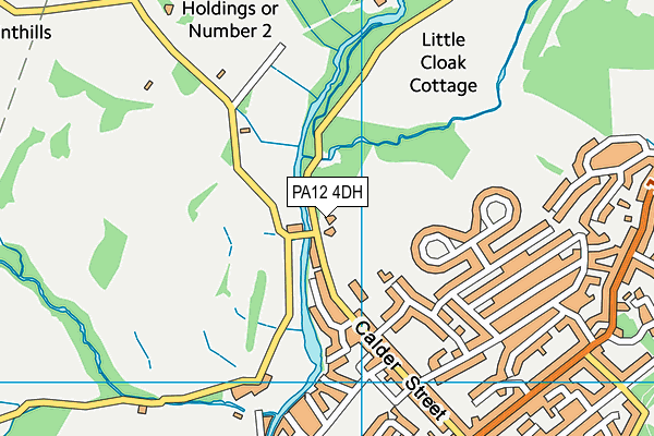 PA12 4DH map - OS VectorMap District (Ordnance Survey) PA12 4DH map - OS VectorMap District (Ordnance Survey)