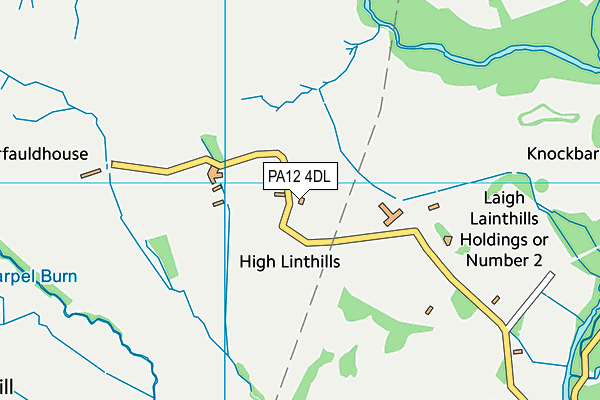 PA12 4DL map - OS VectorMap District (Ordnance Survey) PA12 4DL map - OS VectorMap District (Ordnance Survey)
