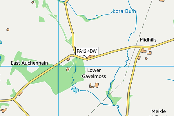 PA12 4DW map - OS VectorMap District (Ordnance Survey) PA12 4DW map - OS VectorMap District (Ordnance Survey)