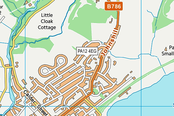 PA12 4EG map - OS VectorMap District (Ordnance Survey) PA12 4EG map - OS VectorMap District (Ordnance Survey)