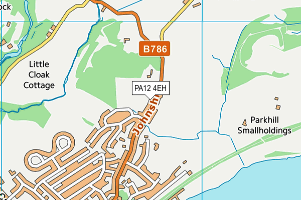 PA12 4EH map - OS VectorMap District (Ordnance Survey) PA12 4EH map - OS VectorMap District (Ordnance Survey)