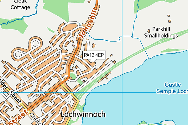 PA12 4EP map - OS VectorMap District (Ordnance Survey) PA12 4EP map - OS VectorMap District (Ordnance Survey)
