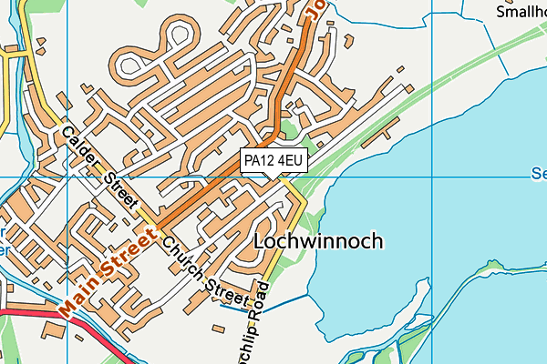PA12 4EU map - OS VectorMap District (Ordnance Survey) PA12 4EU map - OS VectorMap District (Ordnance Survey)