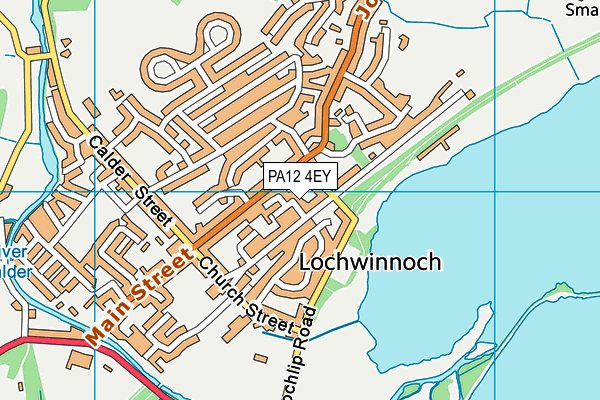 PA12 4EY map - OS VectorMap District (Ordnance Survey) PA12 4EY map - OS VectorMap District (Ordnance Survey)
