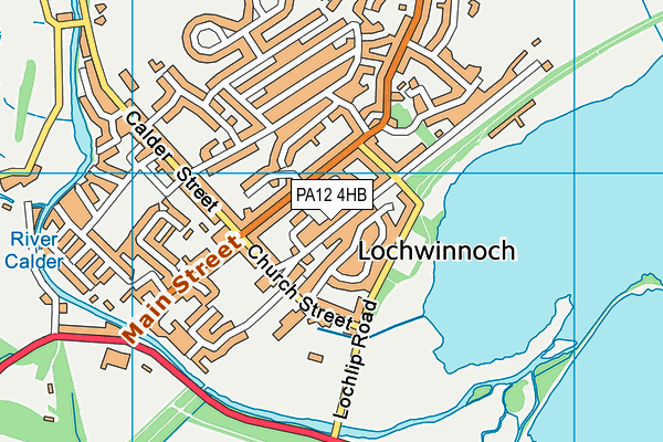 PA12 4HB map - OS VectorMap District (Ordnance Survey) PA12 4HB map - OS VectorMap District (Ordnance Survey)