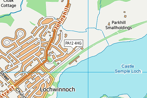 PA12 4HG map - OS VectorMap District (Ordnance Survey) PA12 4HG map - OS VectorMap District (Ordnance Survey)