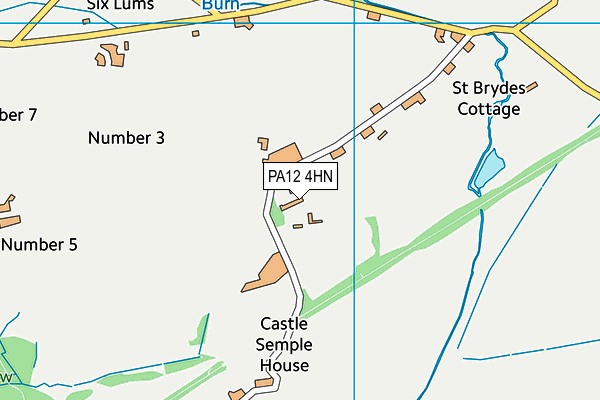 PA12 4HN map - OS VectorMap District (Ordnance Survey) PA12 4HN map - OS VectorMap District (Ordnance Survey)