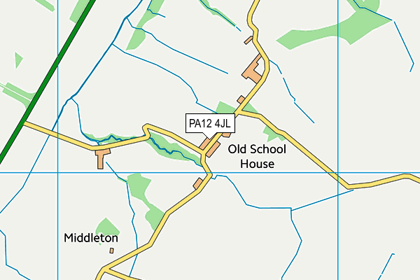 PA12 4JL map - OS VectorMap District (Ordnance Survey) PA12 4JL map - OS VectorMap District (Ordnance Survey)
