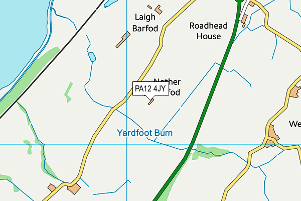 PA12 4JY map - OS VectorMap District (Ordnance Survey) PA12 4JY map - OS VectorMap District (Ordnance Survey)