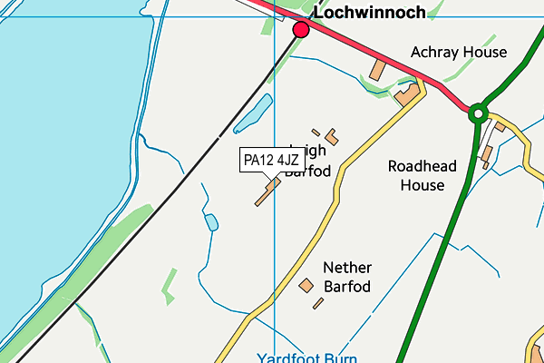 PA12 4JZ map - OS VectorMap District (Ordnance Survey) PA12 4JZ map - OS VectorMap District (Ordnance Survey)
