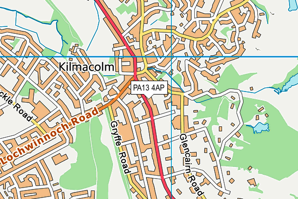 PA13 4AP map - OS VectorMap District (Ordnance Survey) PA13 4AP map - OS VectorMap District (Ordnance Survey)