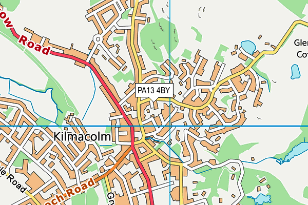 PA13 4BY map - OS VectorMap District (Ordnance Survey) PA13 4BY map - OS VectorMap District (Ordnance Survey)