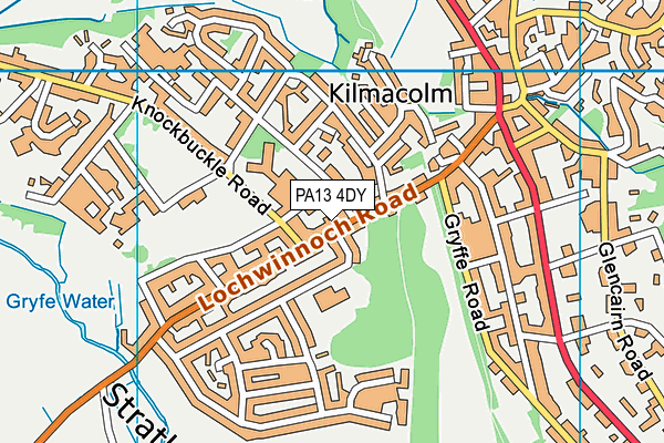 PA13 4DY map - OS VectorMap District (Ordnance Survey) PA13 4DY map - OS VectorMap District (Ordnance Survey)