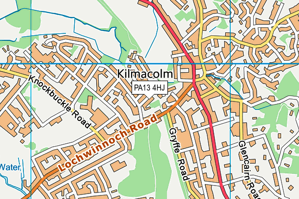 PA13 4HJ map - OS VectorMap District (Ordnance Survey) PA13 4HJ map - OS VectorMap District (Ordnance Survey)