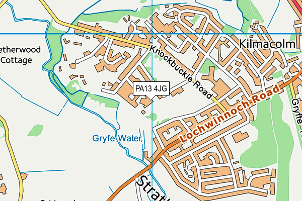 PA13 4JG map - OS VectorMap District (Ordnance Survey) PA13 4JG map - OS VectorMap District (Ordnance Survey)