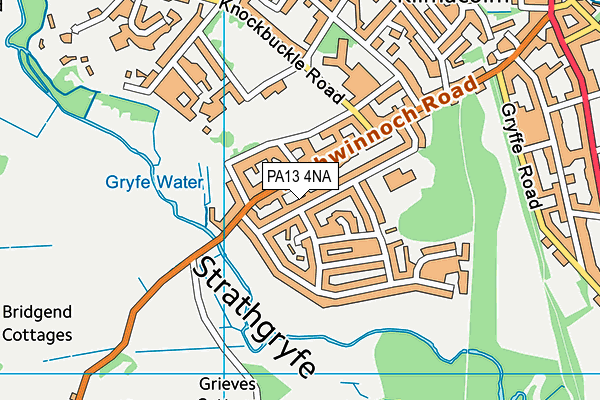 PA13 4NA map - OS VectorMap District (Ordnance Survey) PA13 4NA map - OS VectorMap District (Ordnance Survey)