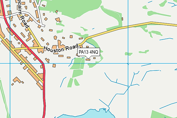 PA13 4NQ map - OS VectorMap District (Ordnance Survey) PA13 4NQ map - OS VectorMap District (Ordnance Survey)