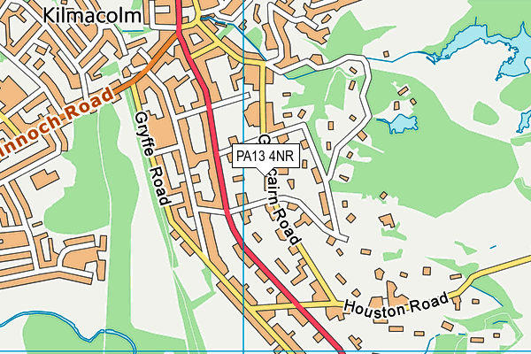 PA13 4NR map - OS VectorMap District (Ordnance Survey) PA13 4NR map - OS VectorMap District (Ordnance Survey)