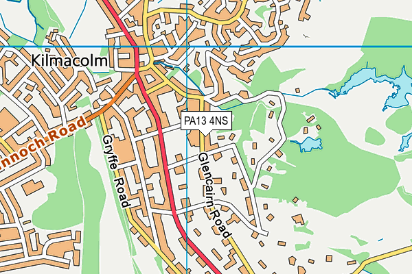 PA13 4NS map - OS VectorMap District (Ordnance Survey) PA13 4NS map - OS VectorMap District (Ordnance Survey)