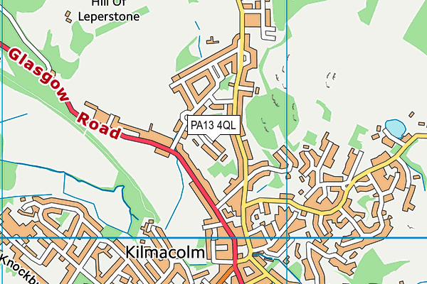 PA13 4QL map - OS VectorMap District (Ordnance Survey) PA13 4QL map - OS VectorMap District (Ordnance Survey)
