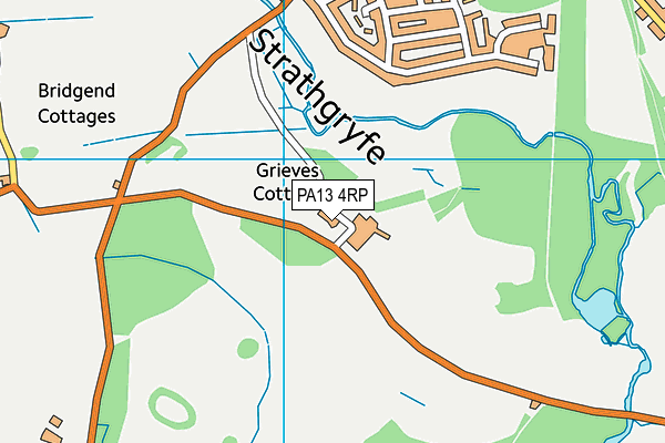 PA13 4RP map - OS VectorMap District (Ordnance Survey) PA13 4RP map - OS VectorMap District (Ordnance Survey)
