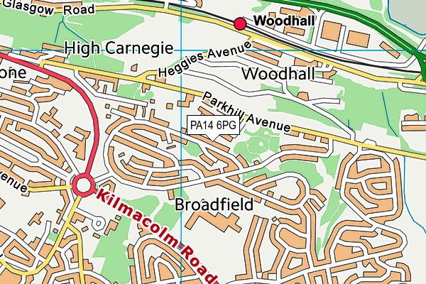 PA14 6PG map - OS VectorMap District (Ordnance Survey) PA14 6PG map - OS VectorMap District (Ordnance Survey)