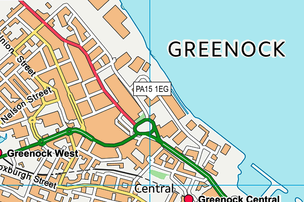 PA15 1EG map - OS VectorMap District (Ordnance Survey) PA15 1EG map - OS VectorMap District (Ordnance Survey)