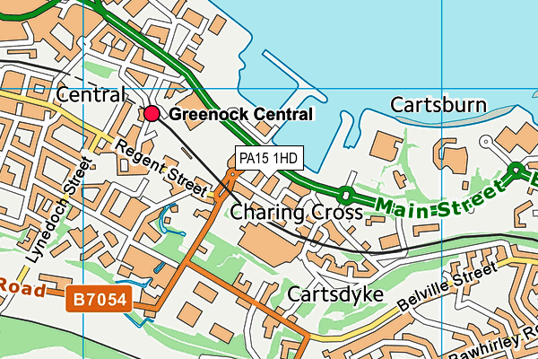 PA15 1HD map - OS VectorMap District (Ordnance Survey) PA15 1HD map - OS VectorMap District (Ordnance Survey)