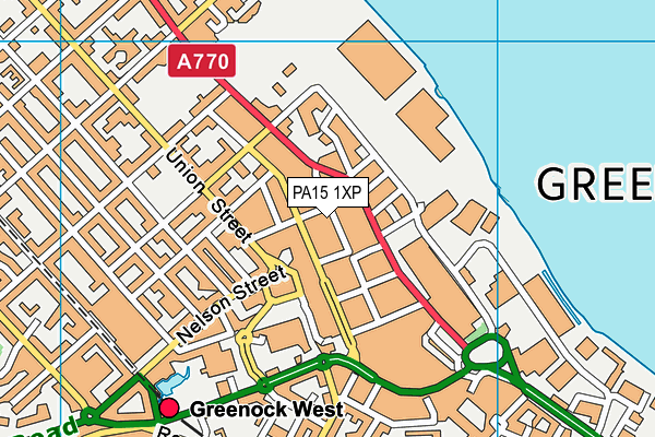 PA15 1XP map - OS VectorMap District (Ordnance Survey) PA15 1XP map - OS VectorMap District (Ordnance Survey)