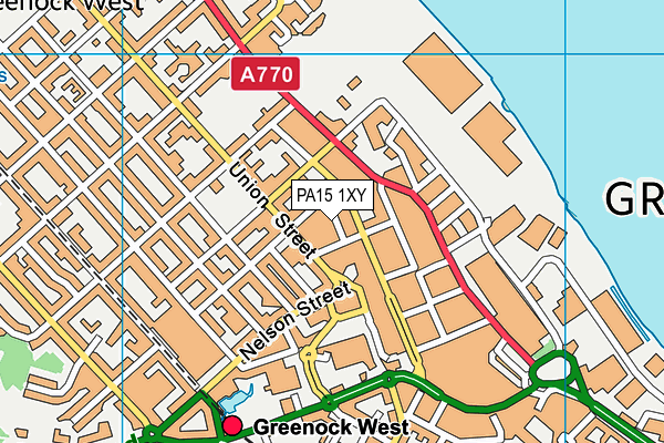 PA15 1XY map - OS VectorMap District (Ordnance Survey) PA15 1XY map - OS VectorMap District (Ordnance Survey)