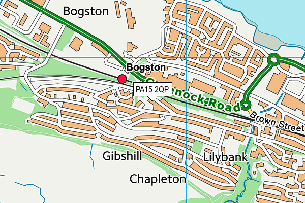 PA15 2QP map - OS VectorMap District (Ordnance Survey) PA15 2QP map - OS VectorMap District (Ordnance Survey)