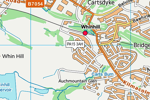 PA15 3AH map - OS VectorMap District (Ordnance Survey) PA15 3AH map - OS VectorMap District (Ordnance Survey)