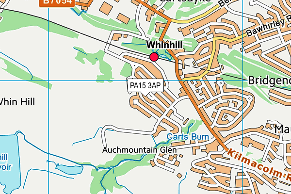 PA15 3AP map - OS VectorMap District (Ordnance Survey) PA15 3AP map - OS VectorMap District (Ordnance Survey)
