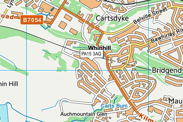 PA15 3AQ map - OS VectorMap District (Ordnance Survey) PA15 3AQ map - OS VectorMap District (Ordnance Survey)
