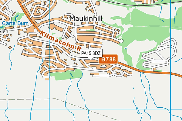 PA15 3DZ map - OS VectorMap District (Ordnance Survey) PA15 3DZ map - OS VectorMap District (Ordnance Survey)