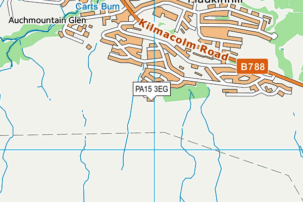 PA15 3EG map - OS VectorMap District (Ordnance Survey) PA15 3EG map - OS VectorMap District (Ordnance Survey)