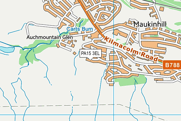 PA15 3EL map - OS VectorMap District (Ordnance Survey) PA15 3EL map - OS VectorMap District (Ordnance Survey)