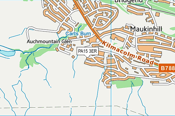 PA15 3ER map - OS VectorMap District (Ordnance Survey) PA15 3ER map - OS VectorMap District (Ordnance Survey)