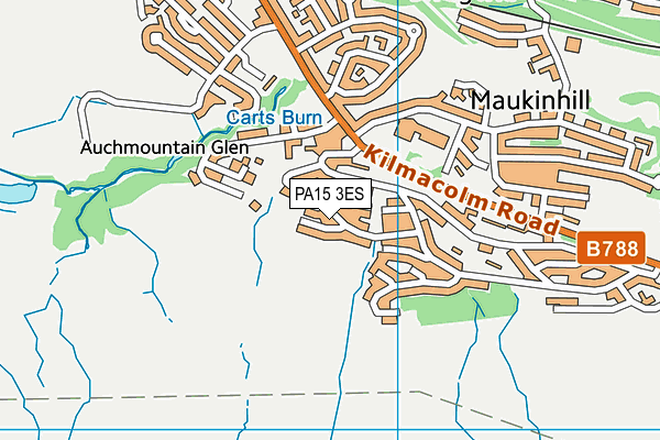 PA15 3ES map - OS VectorMap District (Ordnance Survey) PA15 3ES map - OS VectorMap District (Ordnance Survey)