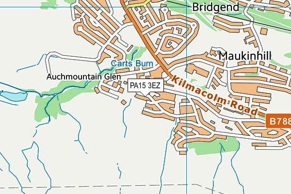 PA15 3EZ map - OS VectorMap District (Ordnance Survey) PA15 3EZ map - OS VectorMap District (Ordnance Survey)