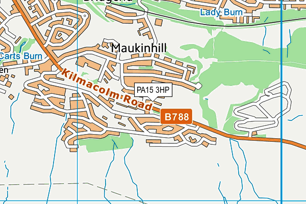 PA15 3HP map - OS VectorMap District (Ordnance Survey) PA15 3HP map - OS VectorMap District (Ordnance Survey)