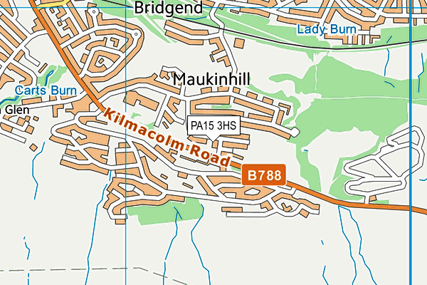 PA15 3HS map - OS VectorMap District (Ordnance Survey) PA15 3HS map - OS VectorMap District (Ordnance Survey)