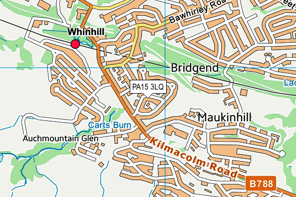 PA15 3LQ map - OS VectorMap District (Ordnance Survey) PA15 3LQ map - OS VectorMap District (Ordnance Survey)